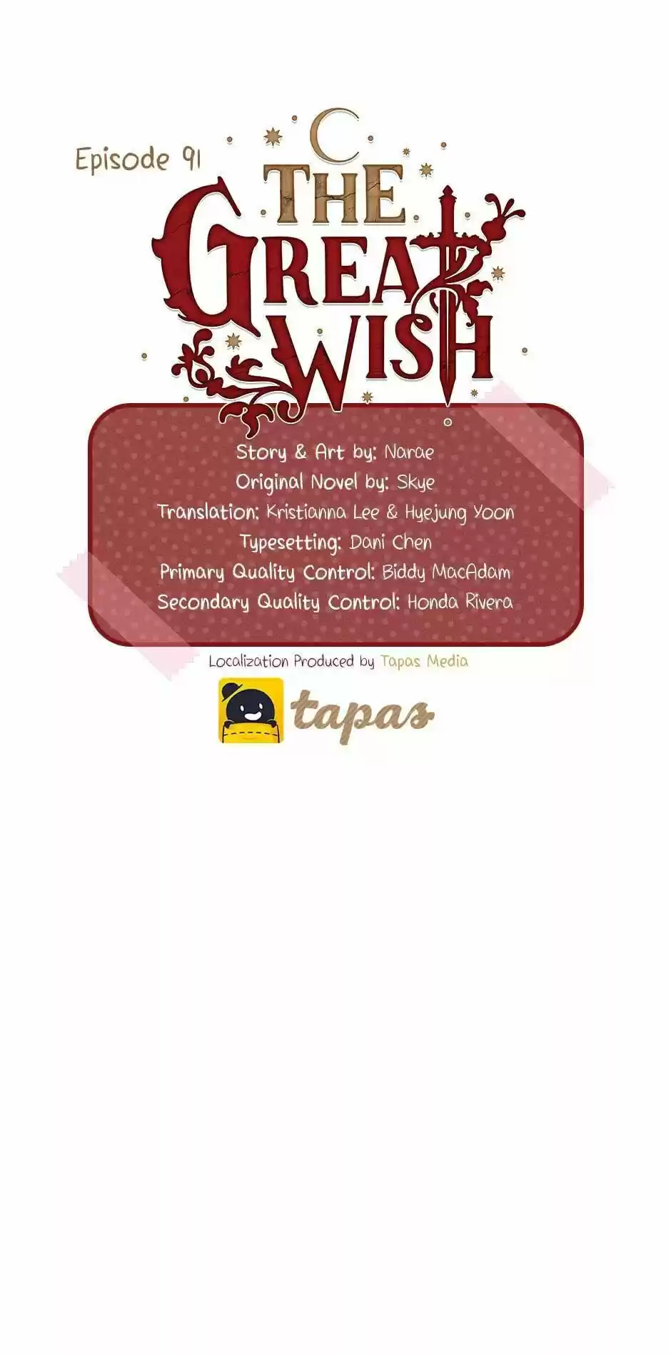 The Great Wish Chapter 91