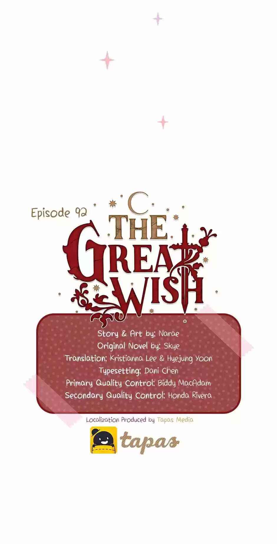 The Great Wish Chapter 92