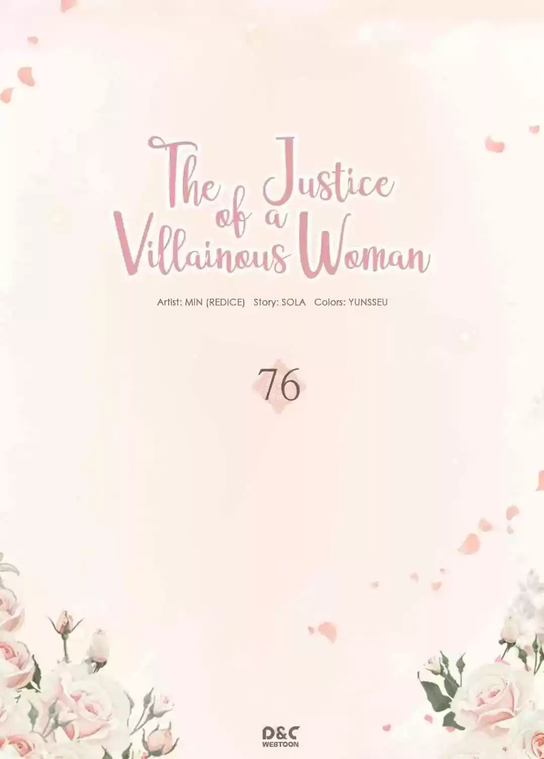 The Justice of Villainous Woman Chapter 76