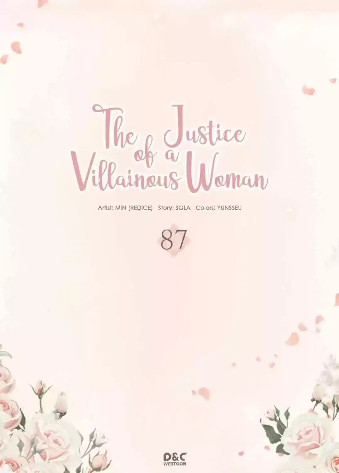 The Justice of Villainous Woman Chapter 87