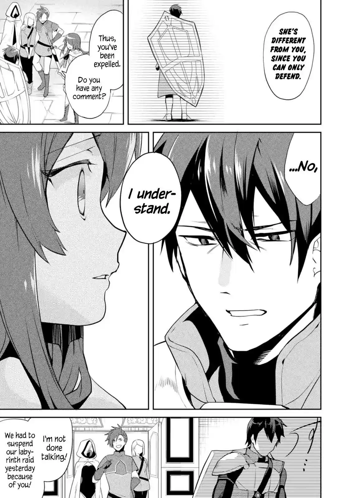 The Labyrinth Raids of the Ultimate Tank ~The Tank Possessing a Rare 9,999 Endurance Skill was Expelled from the Hero Party~ Ch. 1.2