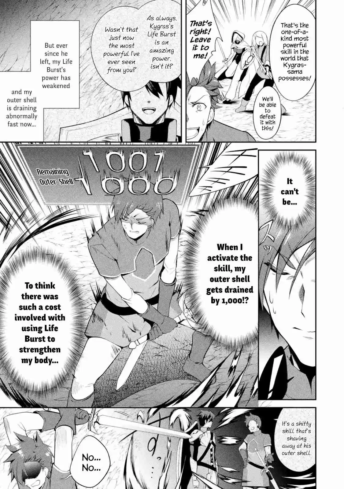 The Labyrinth Raids of the Ultimate Tank ~The Tank Possessing a Rare 9,999 Endurance Skill was Expelled from the Hero Party~ Ch. 5.1 Devastation of the Hero Party