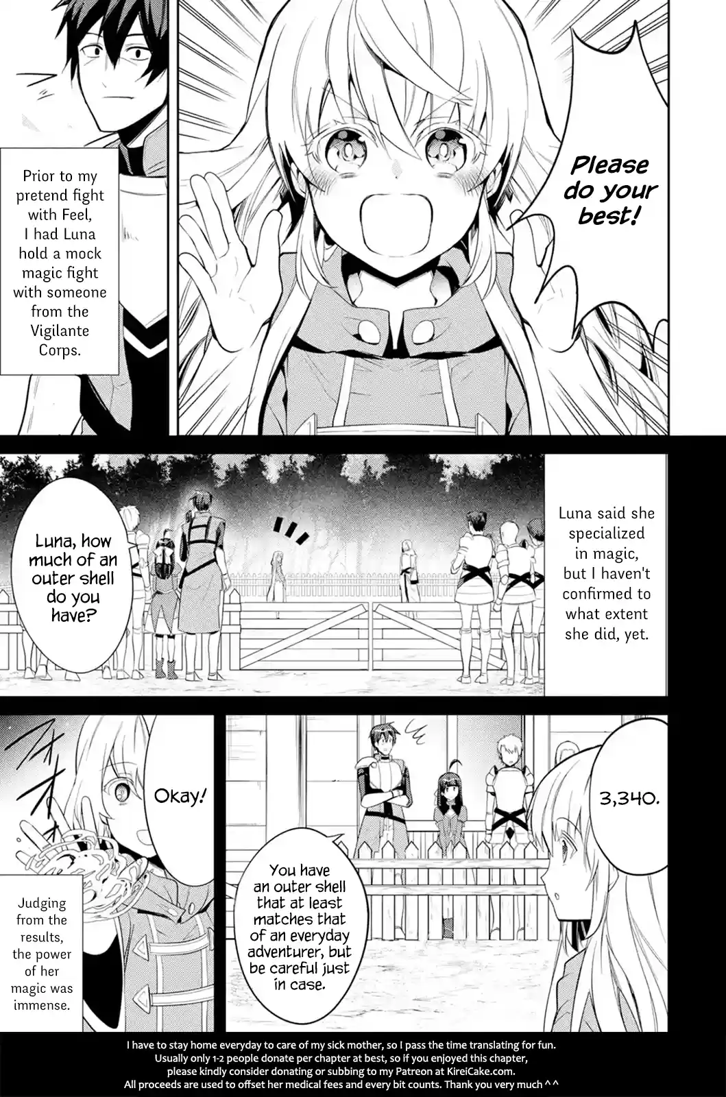 The Labyrinth Raids of the Ultimate Tank ~The Tank Possessing a Rare 9,999 Endurance Skill was Expelled from the Hero Party~ Chapter 3.2: Field Test (2)