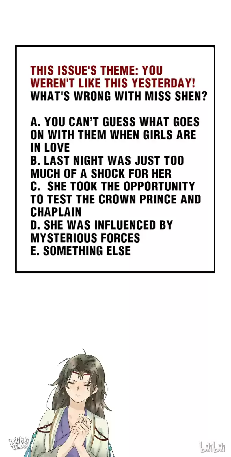 The Prince Has Lost His Mind 35 The Change of Temperament