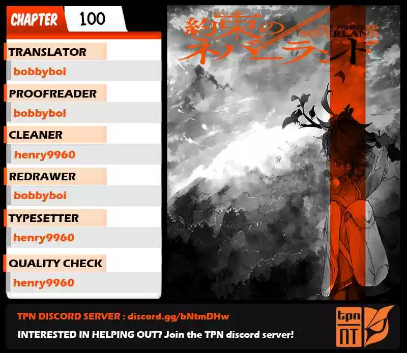 The Promised Neverland Ch. 100 Arrival