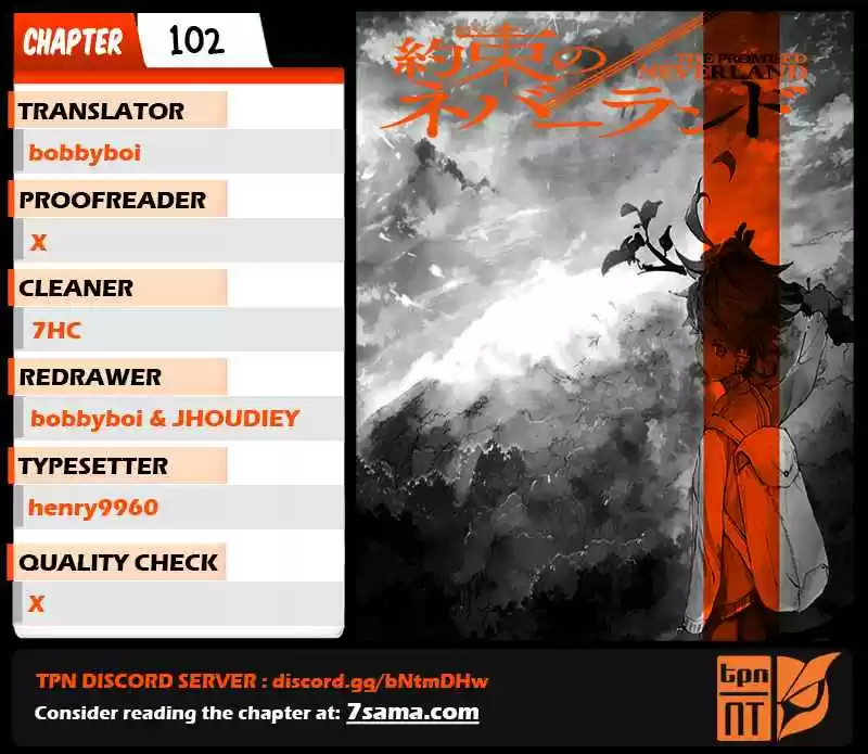 The Promised Neverland Ch. 102 Found It