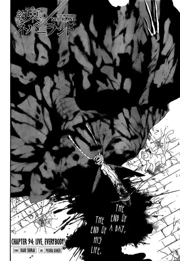 The Promised Neverland Ch. 94 Live, Everybody!