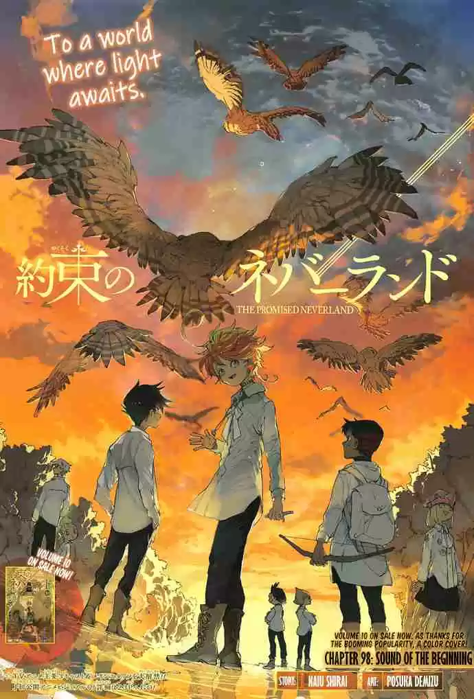 The Promised Neverland Ch. 98 Sound of the Beginning