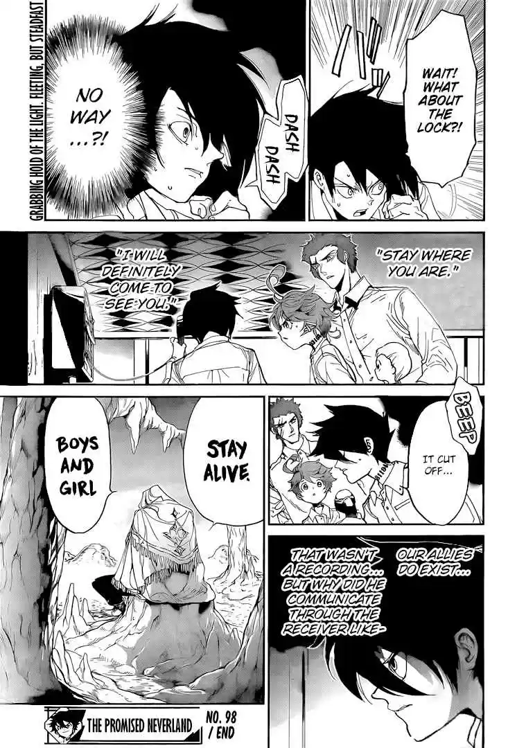 The Promised Neverland Ch. 98 Sound of the Beginning