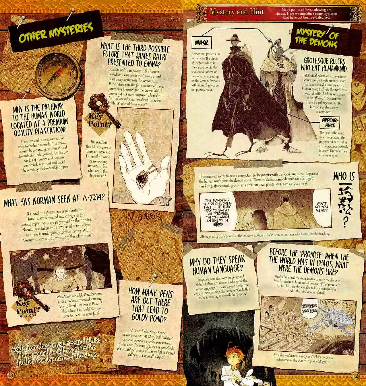 The Promised Neverland Vol. 8 Ch. 70.6 Invitation Book