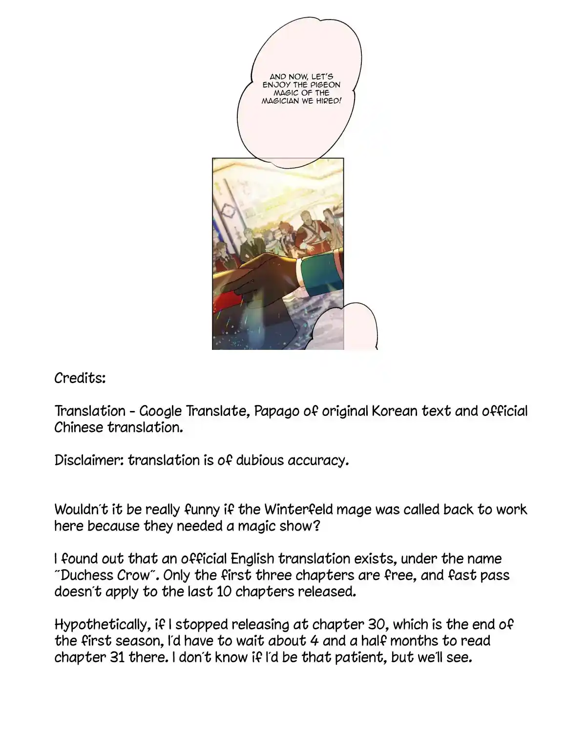 The Raven Duchess Chapter 26