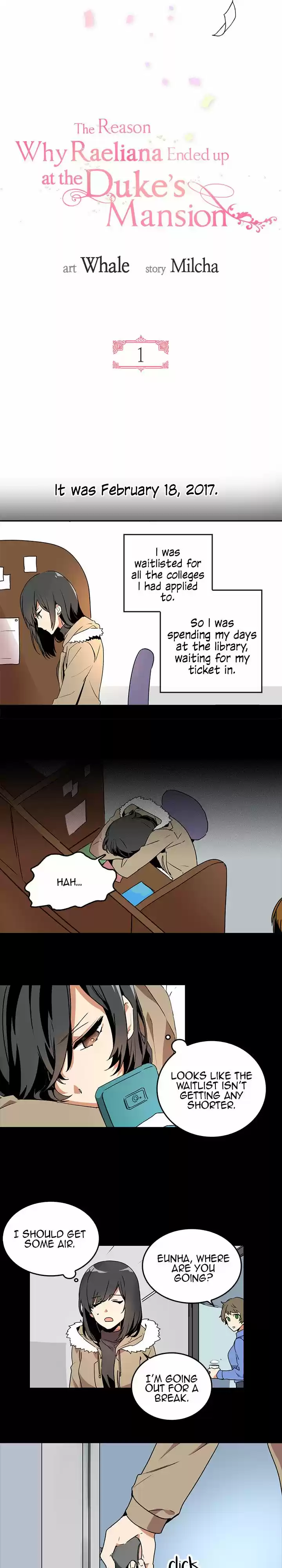 The Reason Why Raeliana Ended up at the Duke's Mansion Ch.1