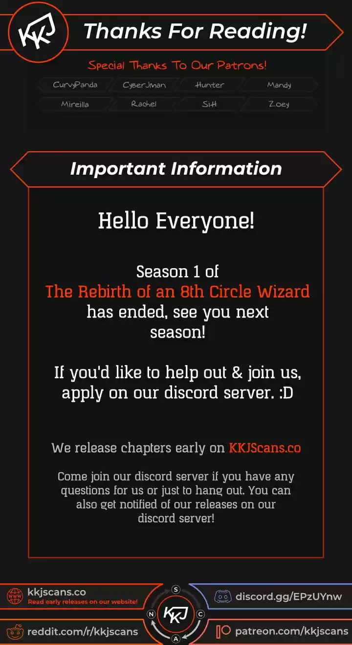 The Rebirth of an 8th Circled Wizard Ch. 36 Season 1