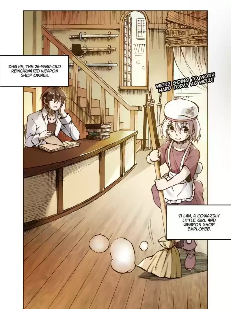 The Reincarnated Weapon Shop Owner Chapter 1
