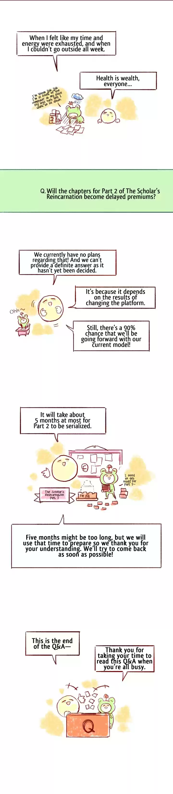 The Scholar's Reincarnation Ch. 76.5 Afterword