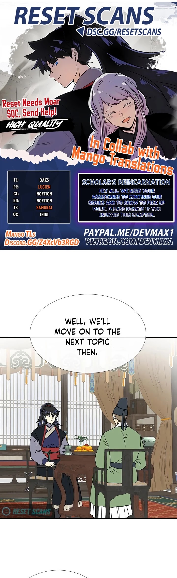 The Scholar's Reincarnation Chapter 168