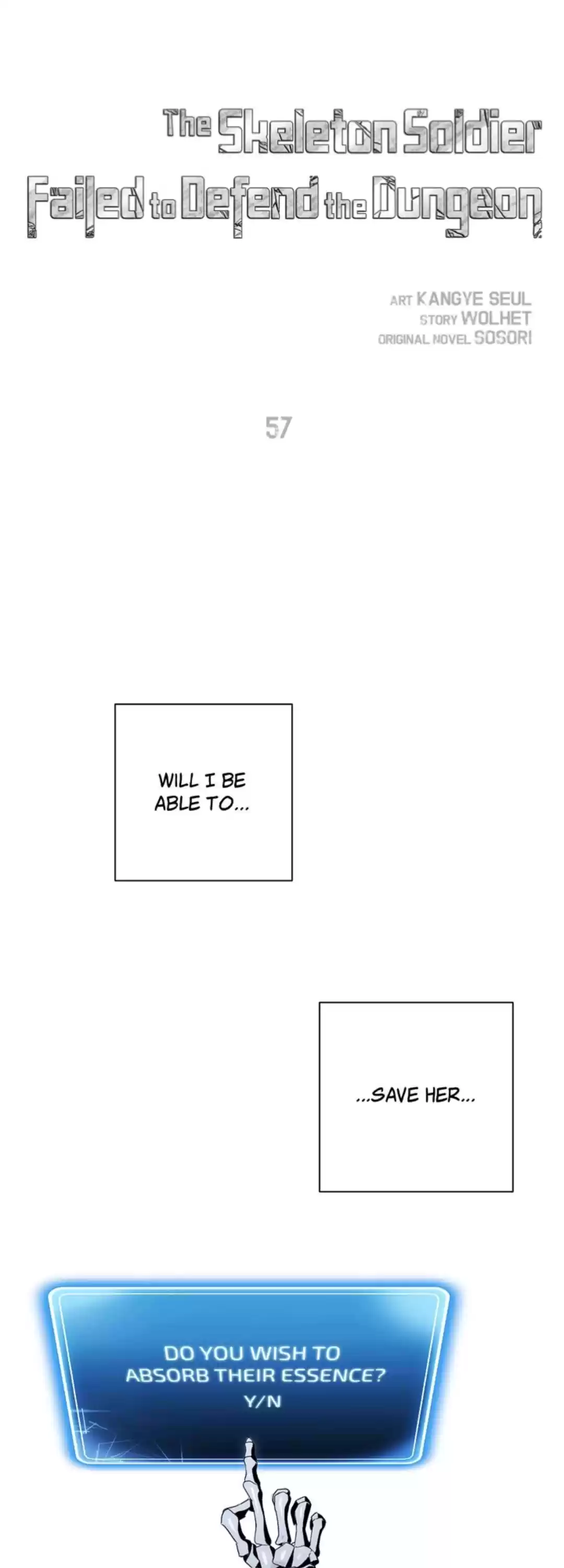 The Skeleton Soldier Failed To Defend The Dungeon Chapter 57