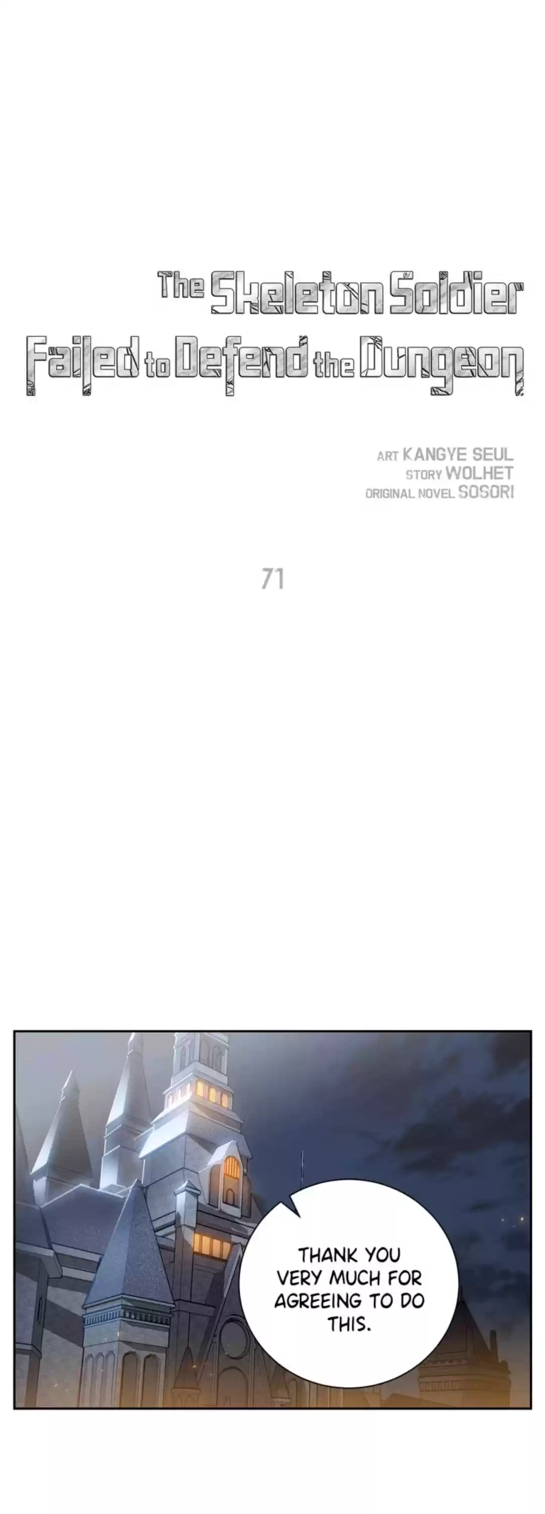 The Skeleton Soldier Failed To Defend The Dungeon Chapter 71