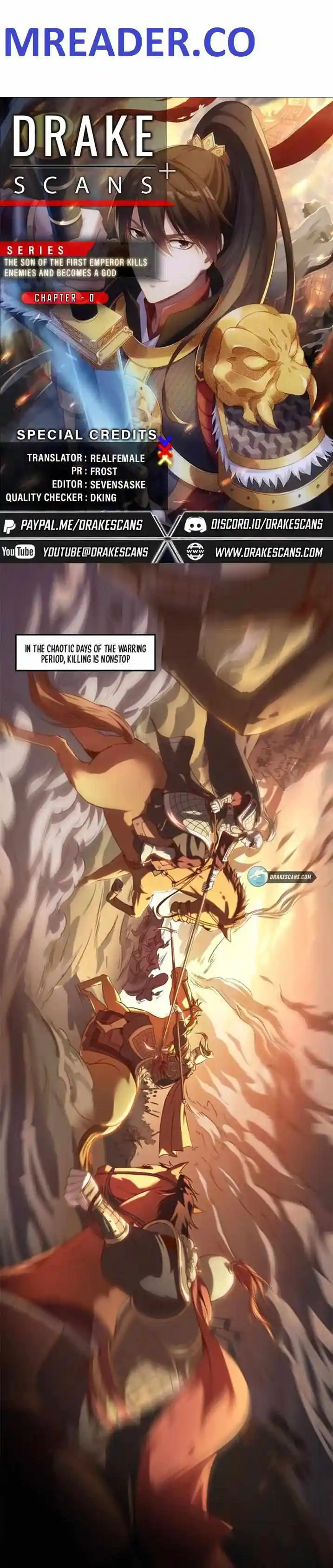 The Son Of The First Emperor Kills Enemies And Becomes A God Chapter 0