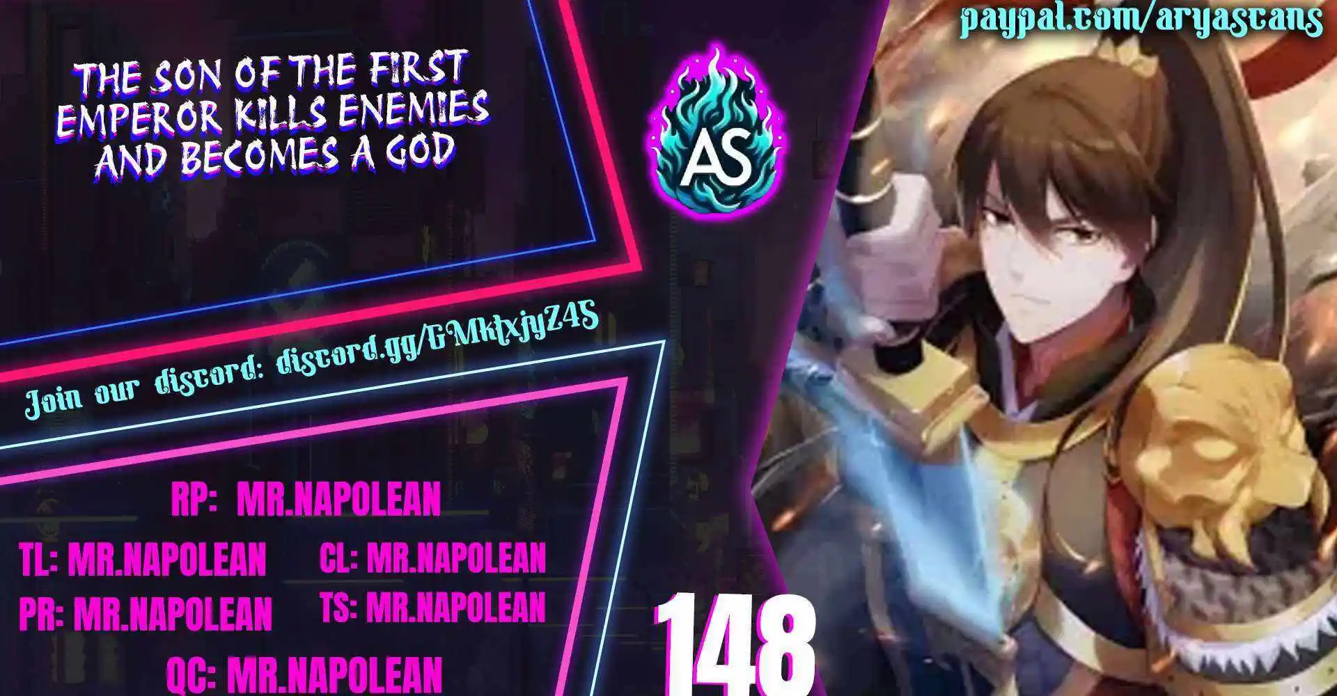 The Son Of The First Emperor Kills Enemies And Becomes A God Chapter 148