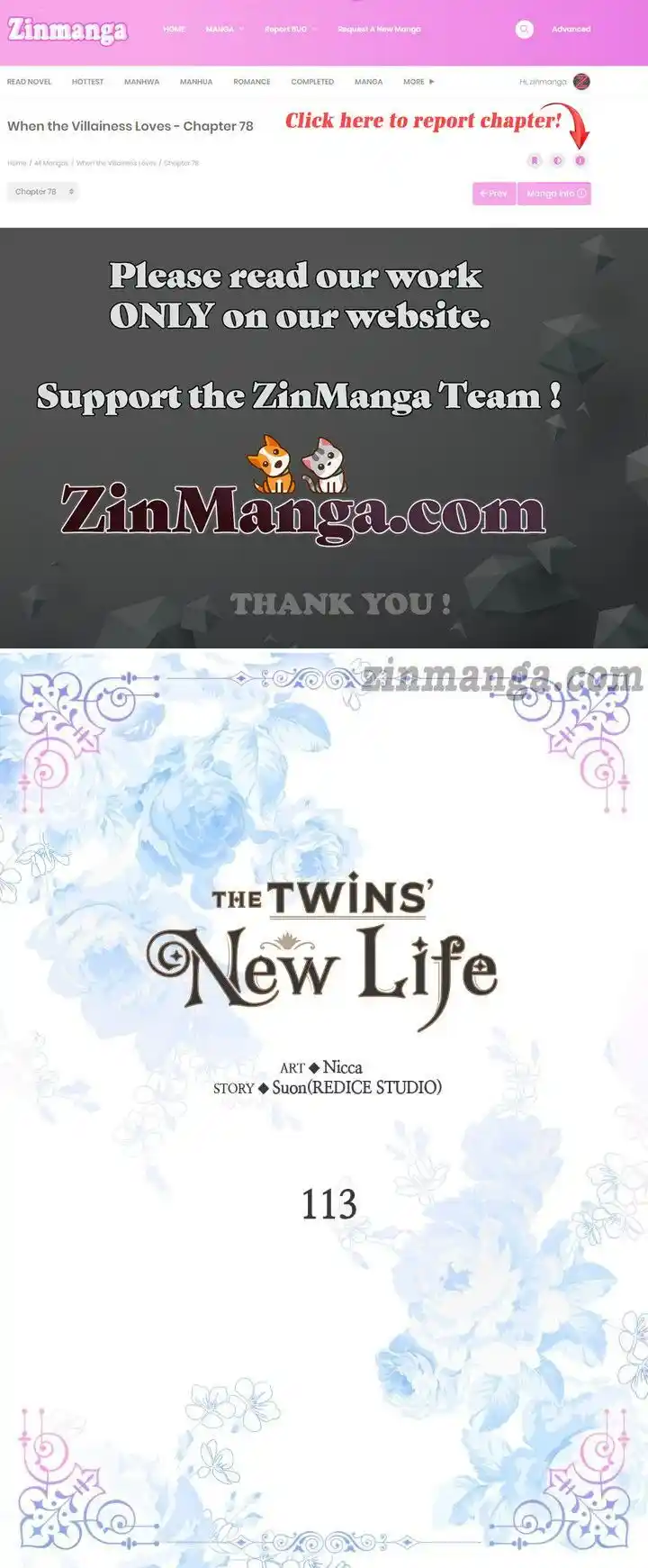 The Twin Siblings' New Life Ch.113