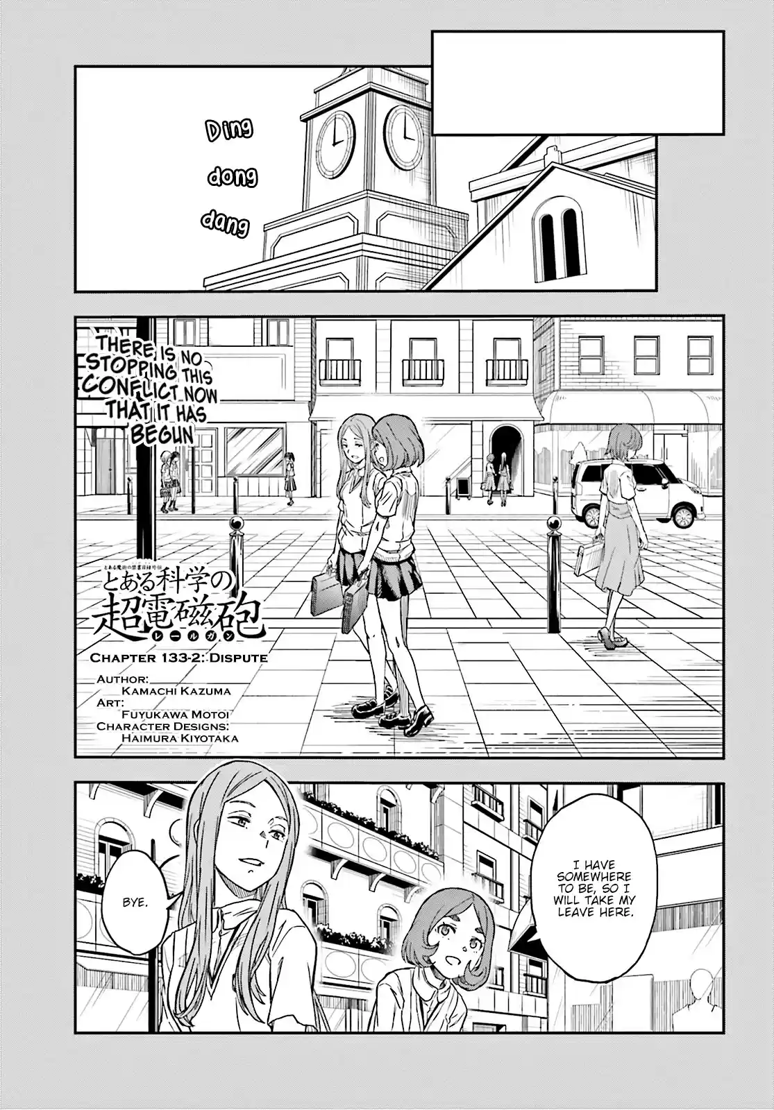 To Aru Kagaku No Railgun Chapter 133.2: Dispute