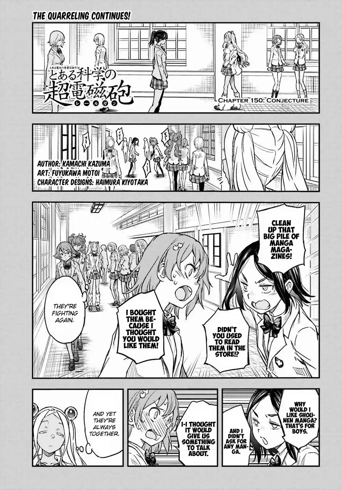 To Aru Kagaku No Railgun Chapter 150