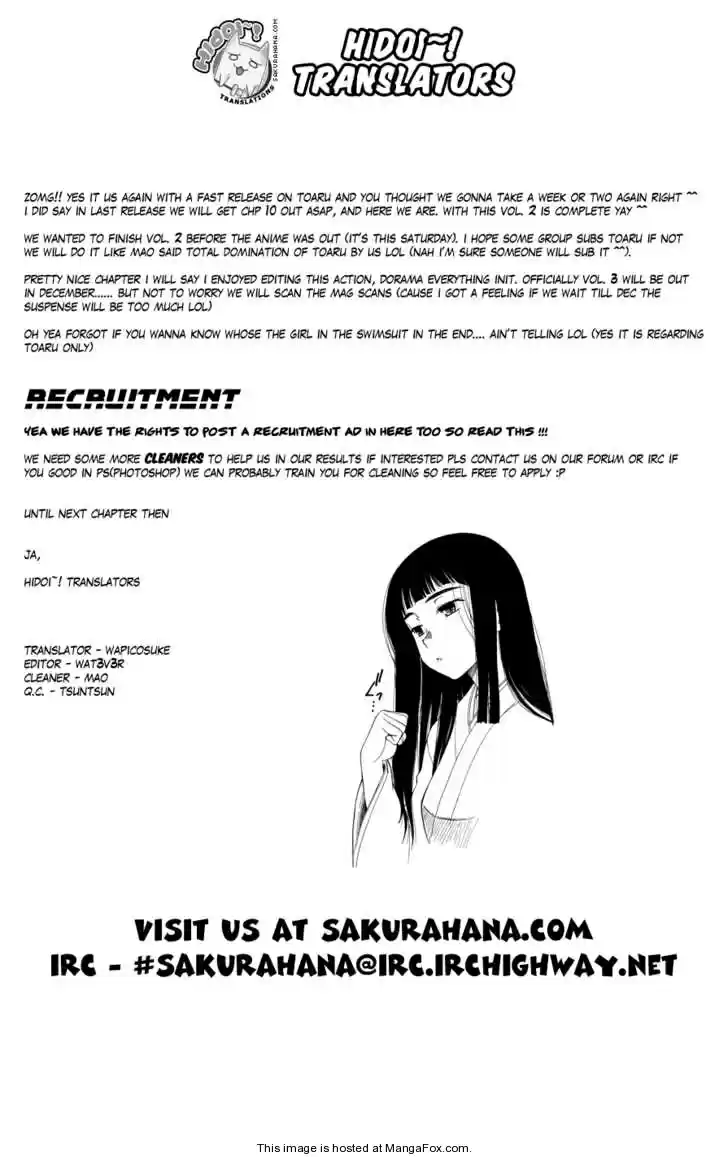 To Aru Majutsu no Kinsho Mokuroku 10