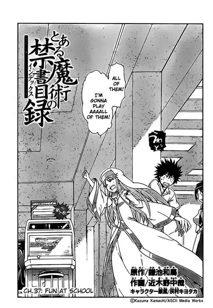 To Aru Majutsu no Kinsho Mokuroku 37