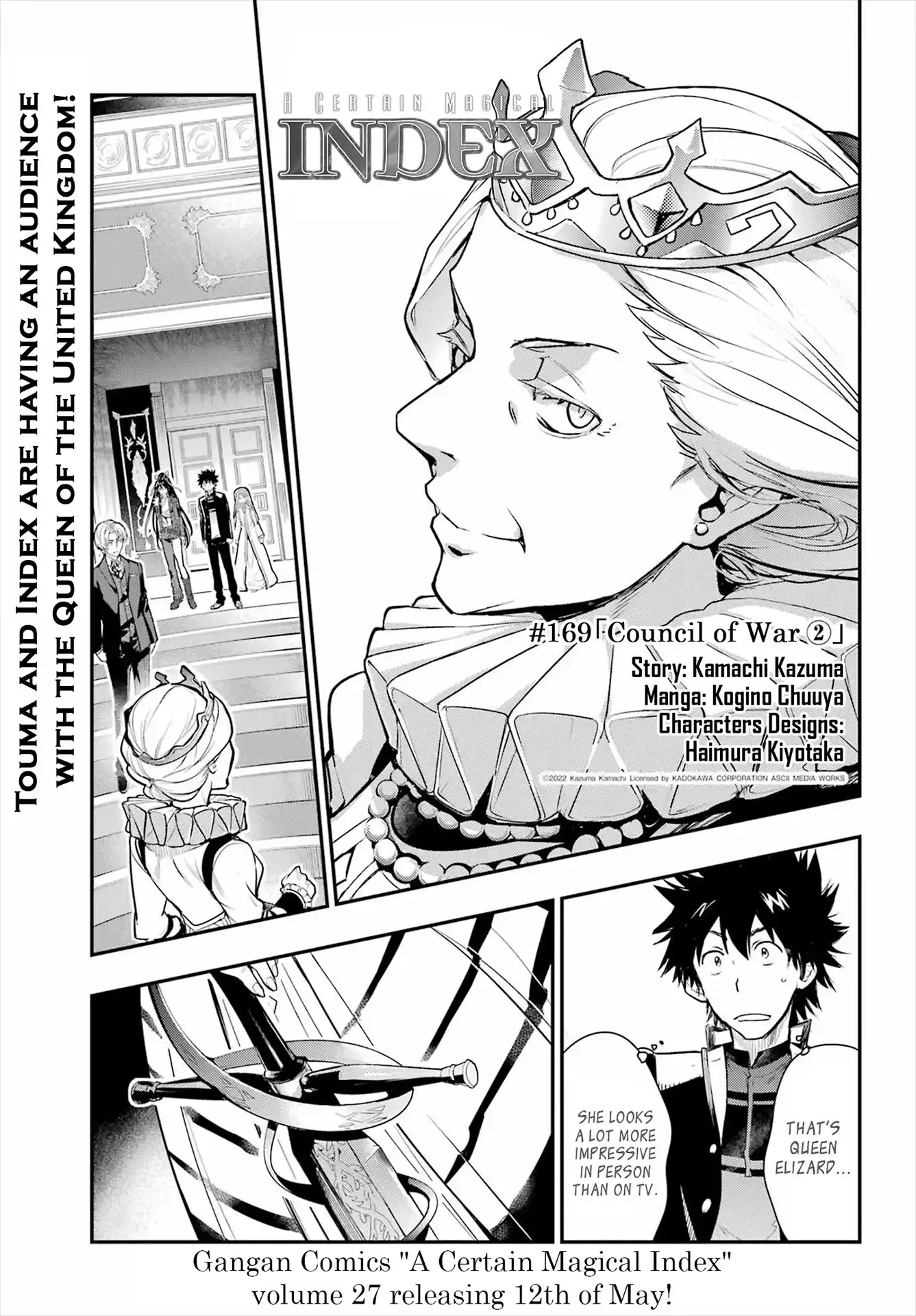 To Aru Majutsu No Kinsho Mokuroku Chapter 169