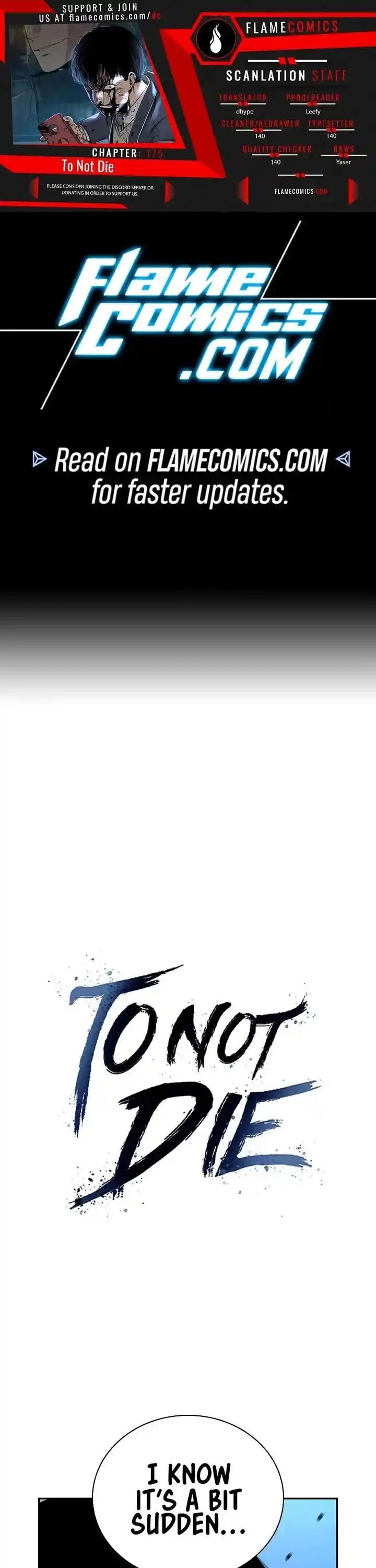 To Not Die Ch.175