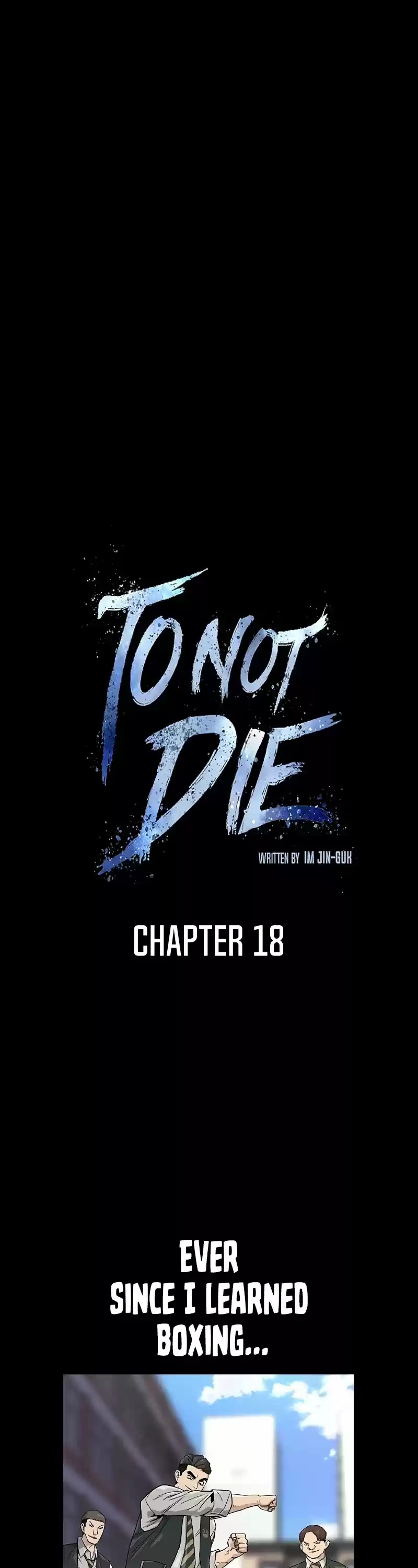 To Not Die Chapter 18