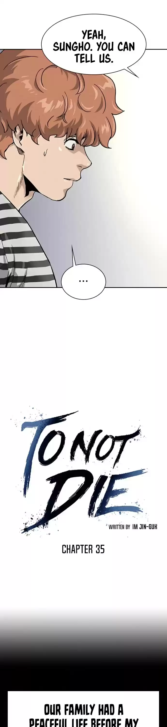 To Not Die Chapter 35