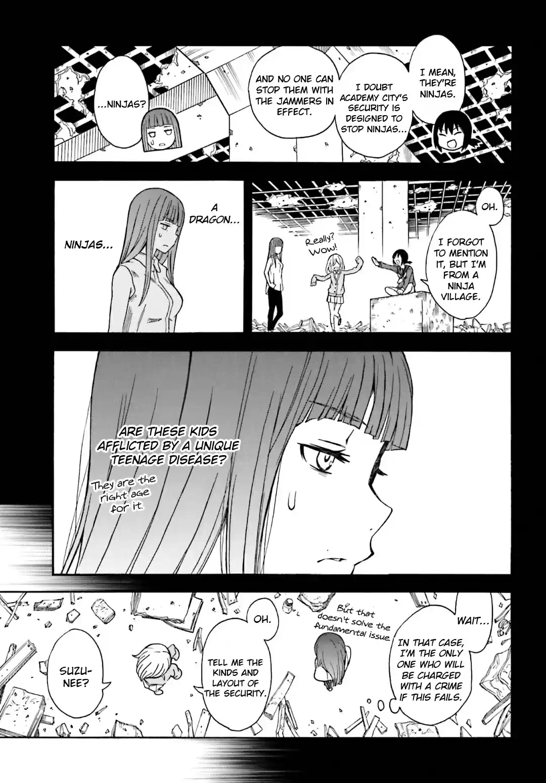 Toaru Kagaku no Railgun Vol. 14 Ch. 107 Monster