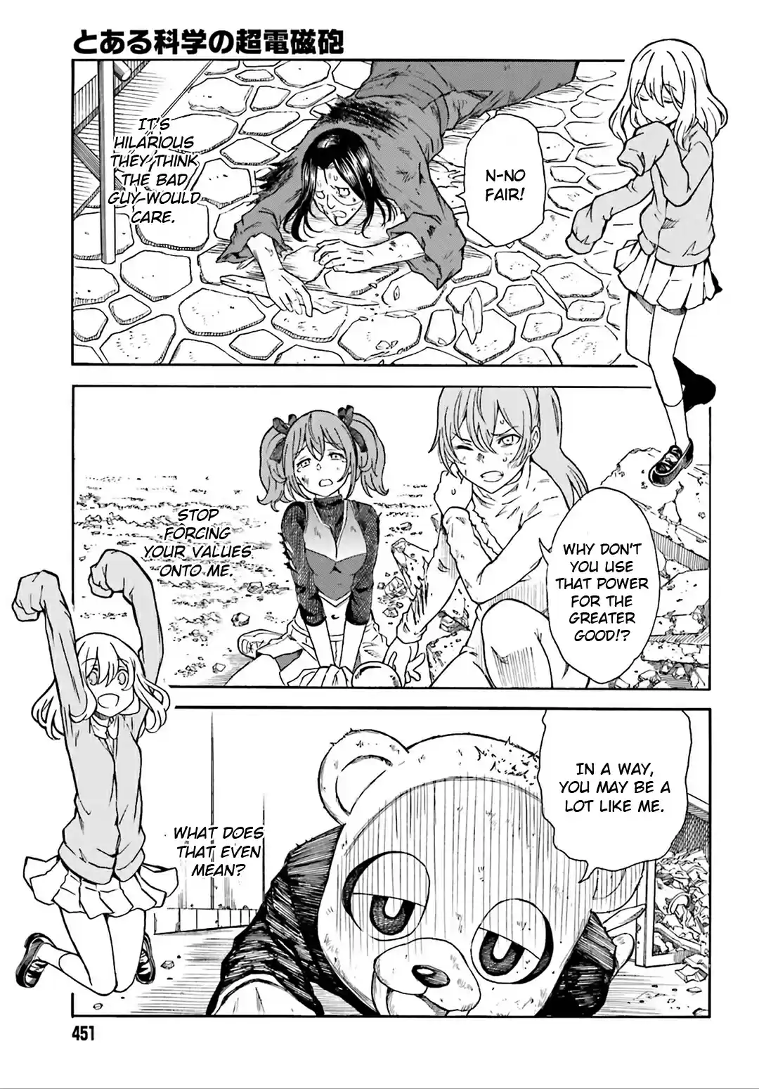 Toaru Kagaku no Railgun Vol. 14 Ch. 110 Evil Nature
