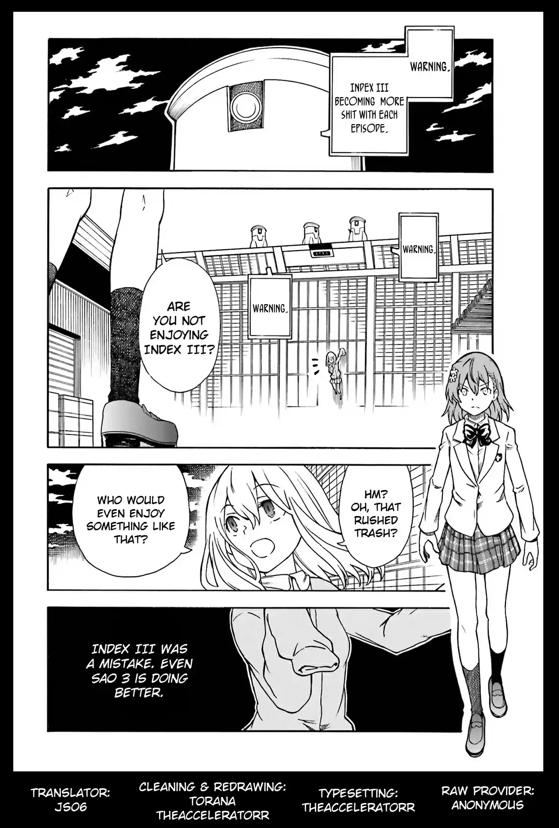 Toaru Kagaku no Railgun Vol. 14 Ch. 110 Evil Nature