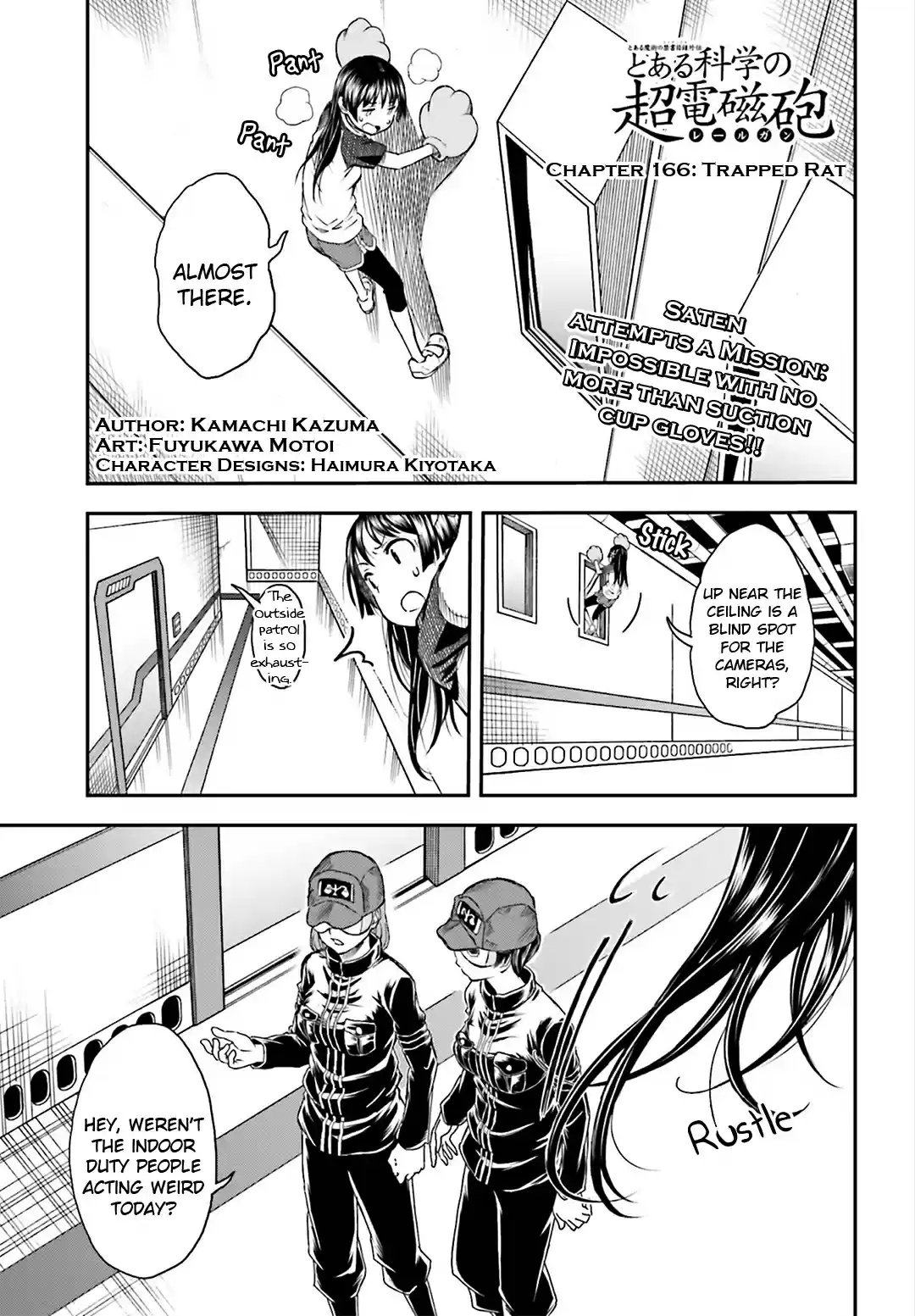 Toaru Kagaku no Railgun Vol. 14 Ch. 116 Trapped Rat