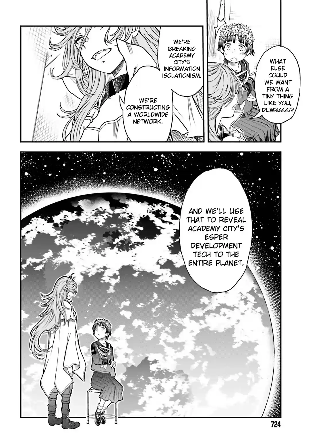 Toaru Kagaku no Railgun Vol. 14 Ch. 116 Trapped Rat