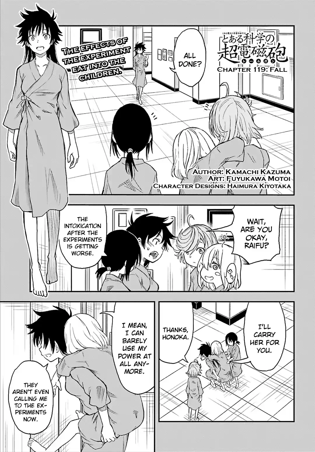 Toaru Kagaku no Railgun Vol. 15 Ch. 119 Fall