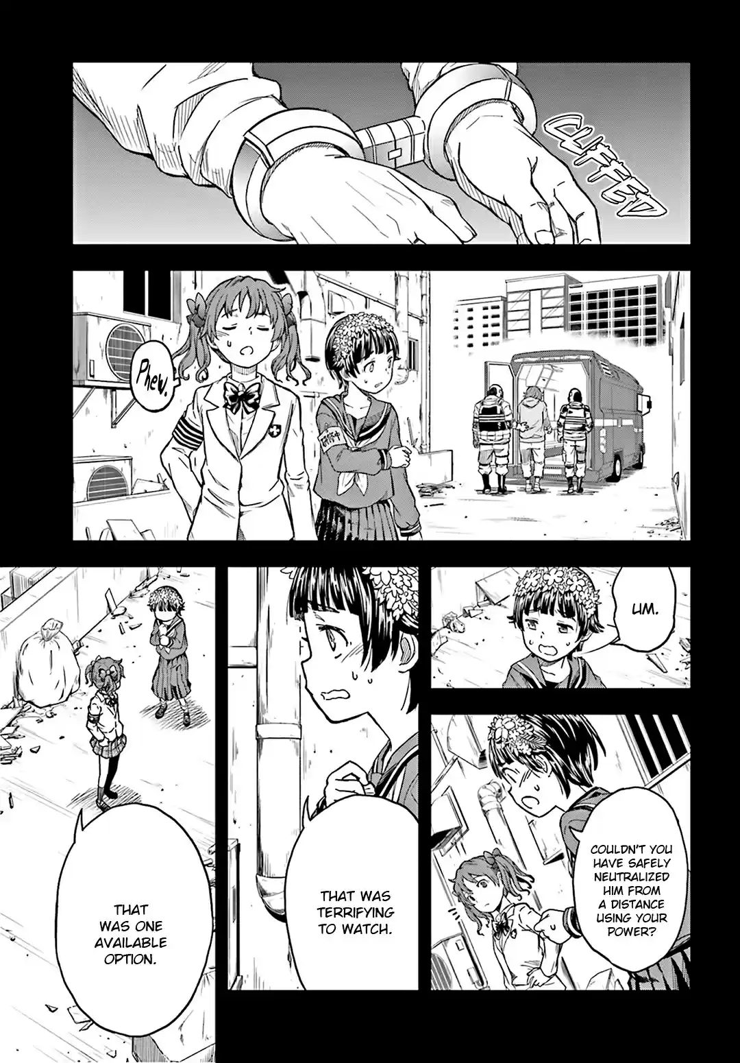 Toaru Kagaku no Railgun Vol. 17 Ch. 127 Upset