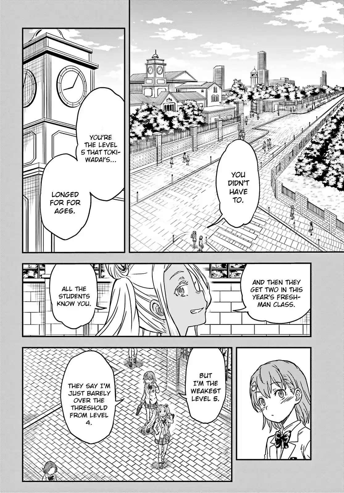Toaru Kagaku no Railgun Vol. 17 Ch. 131 Freshman