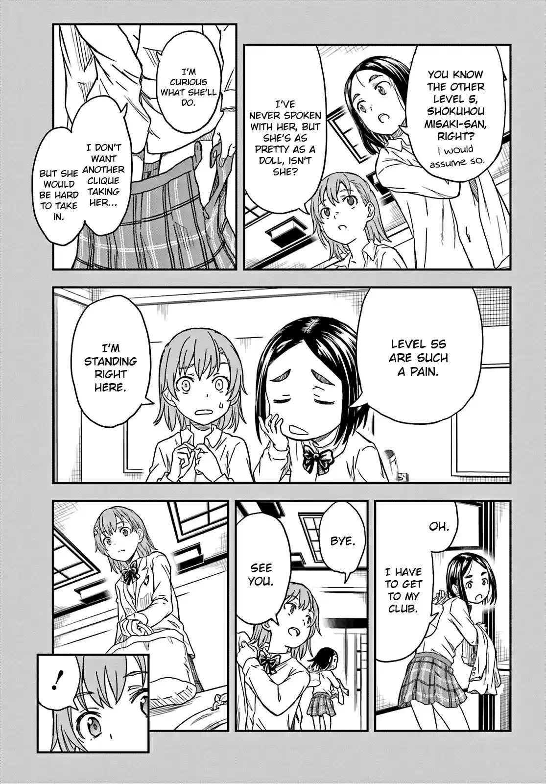 Toaru Kagaku no Railgun Vol. 17 Ch. 131 Freshman