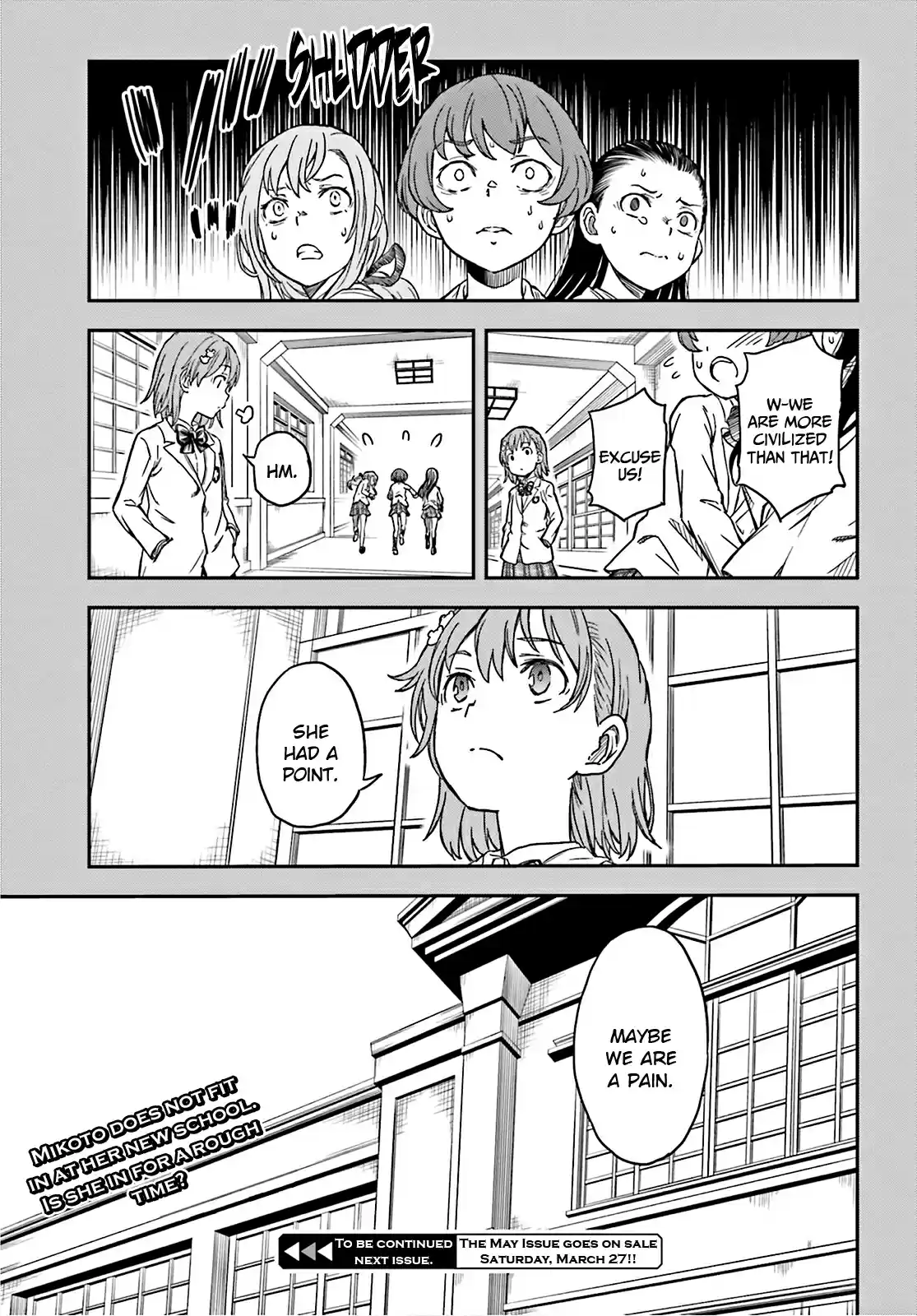 Toaru Kagaku no Railgun Vol. 17 Ch. 131 Freshman