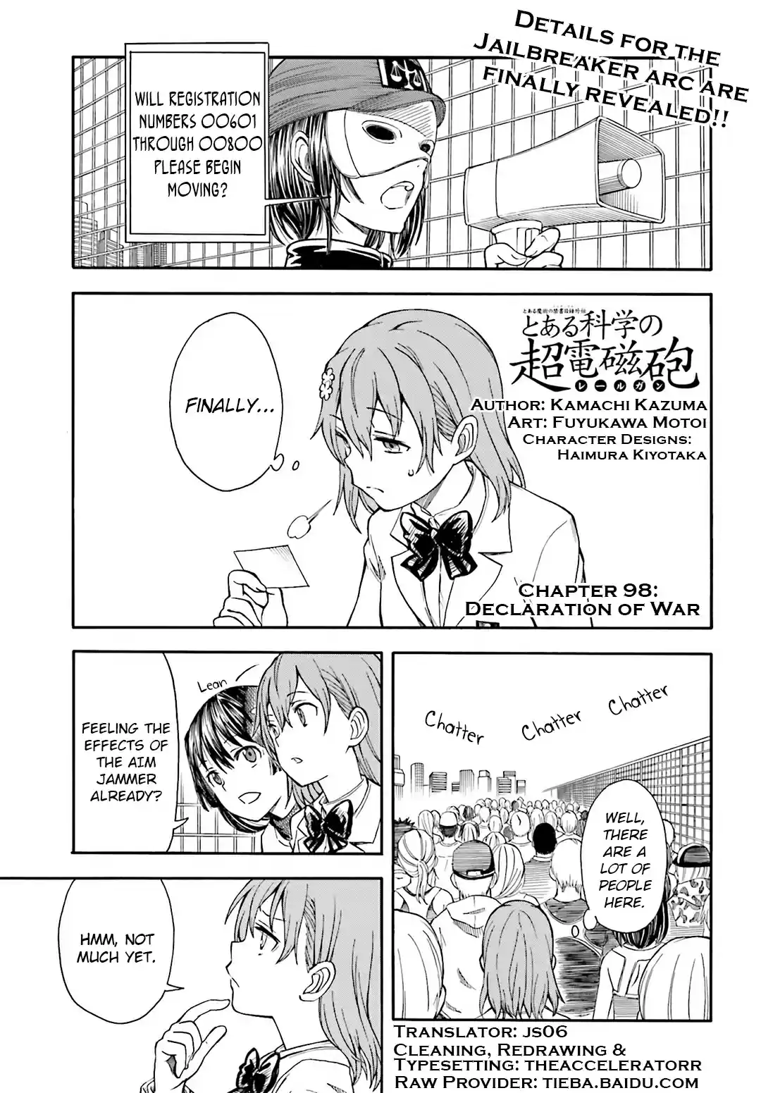 Toaru Kagaku no Railgun Vol.14 Ch.98