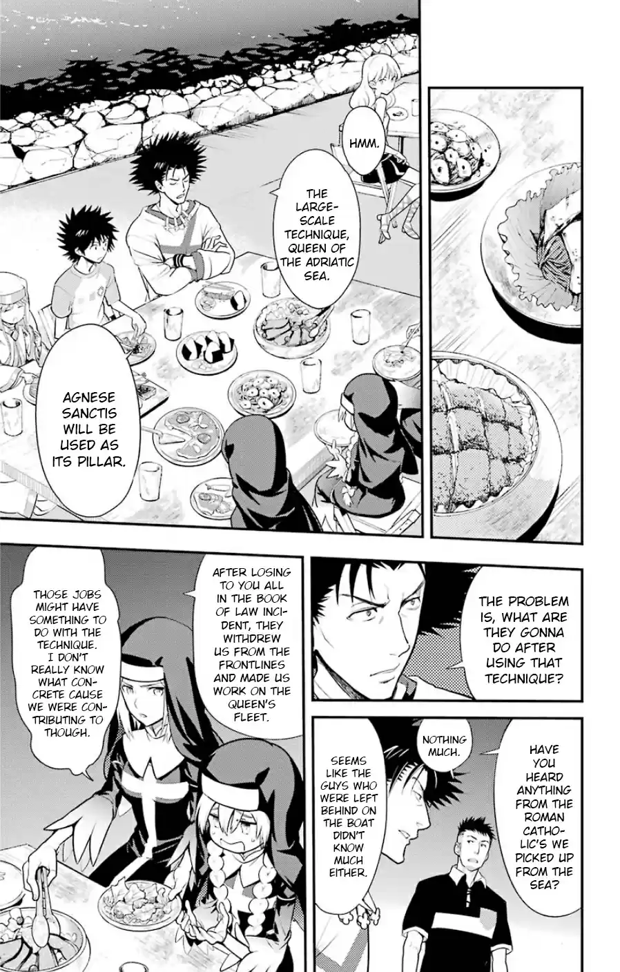 Toaru Majutsu no Index Vol. 15 Ch. 91 Queen's Fleet, Part 4