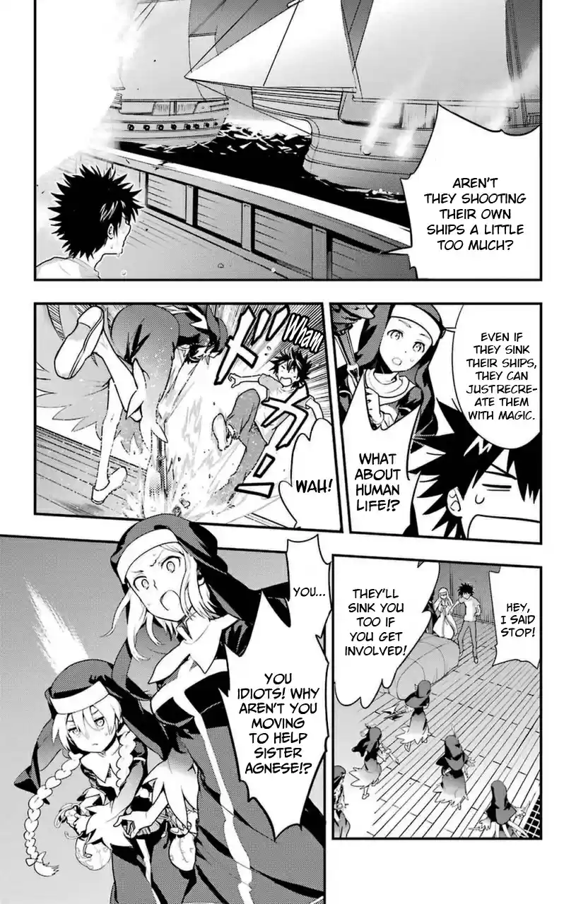 Toaru Majutsu no Index Vol. 16 Ch. 92 Queen's Fleet, Part 5