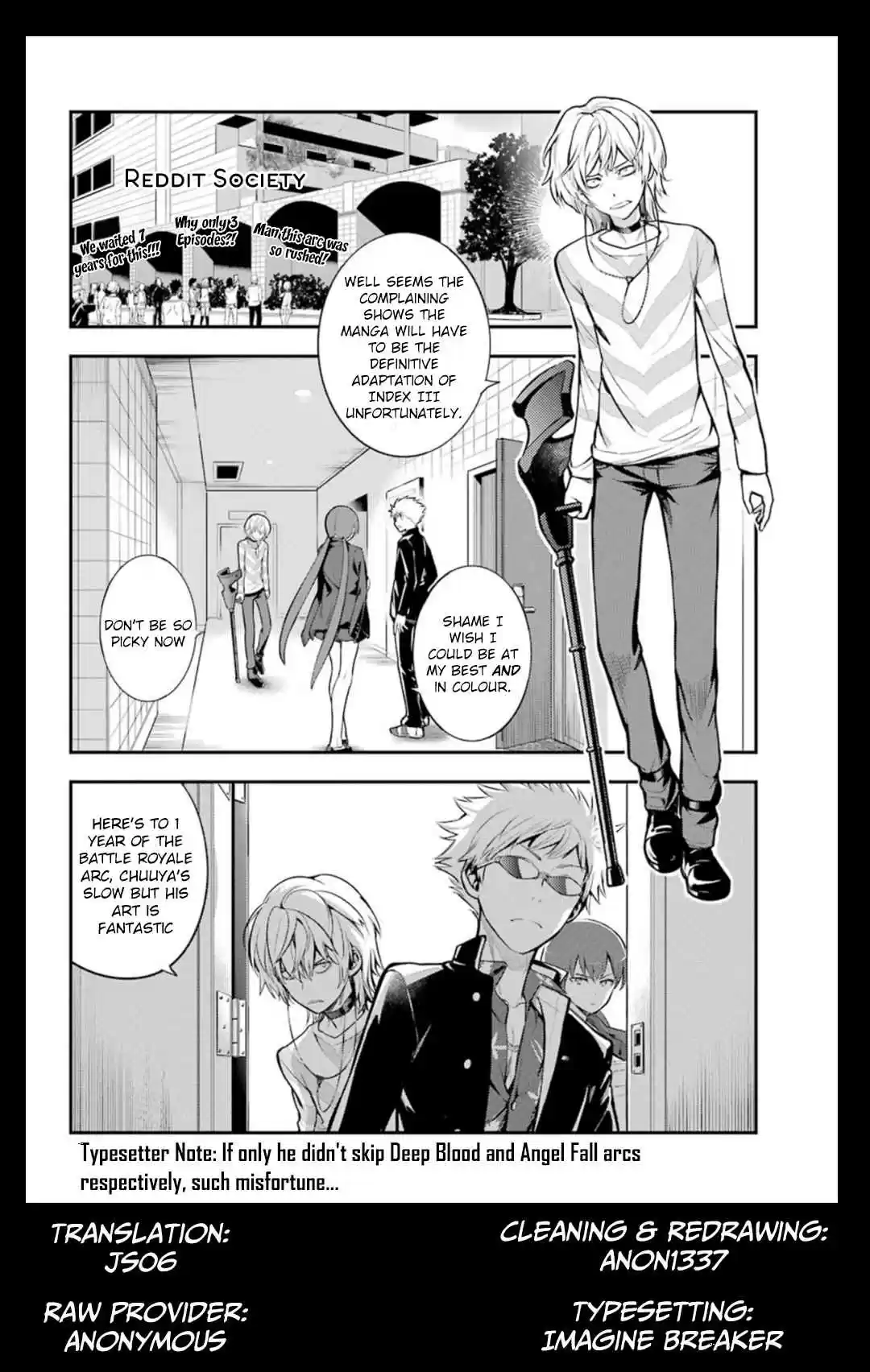 Toaru Majutsu no Index Vol. 22 Ch. 133 Management