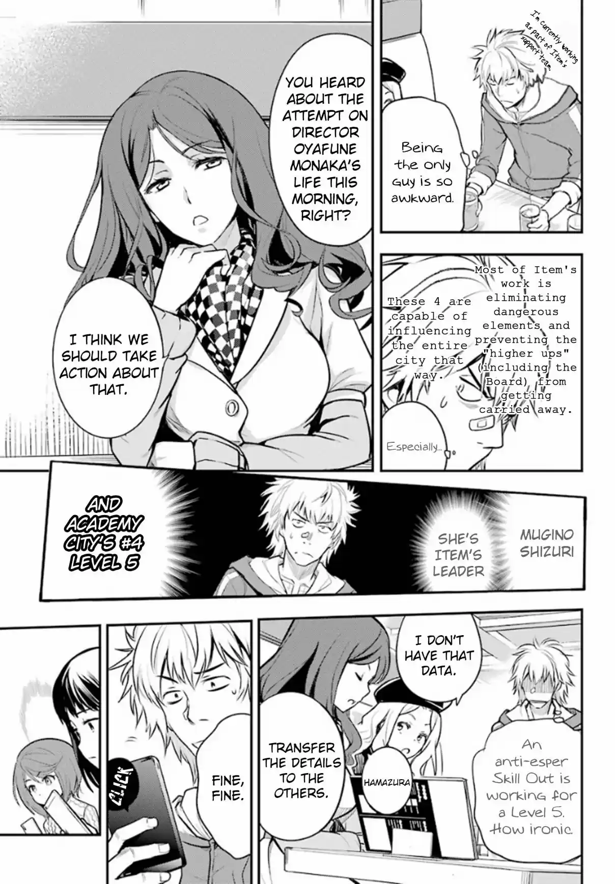 Toaru Majutsu no Index Vol. 22 Ch. 135 District 18 Particle Lab Item