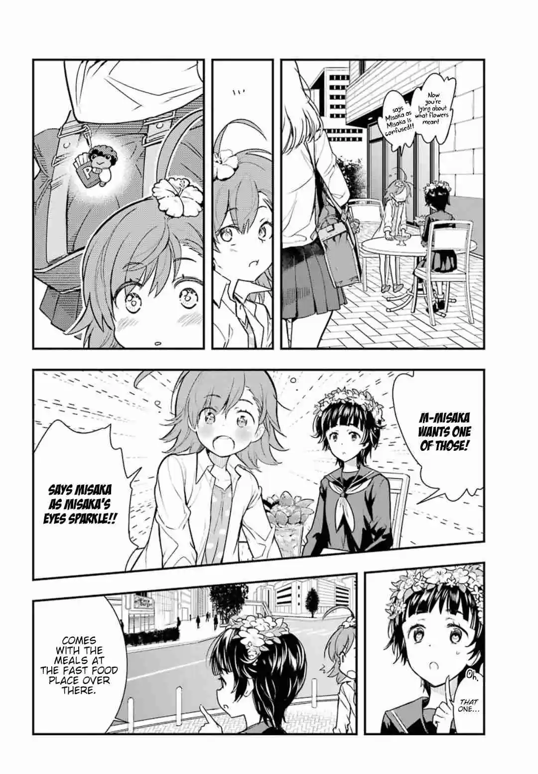 Toaru Majutsu no Index Vol. 24 Ch. 147 District 7 Outdoor Cafe