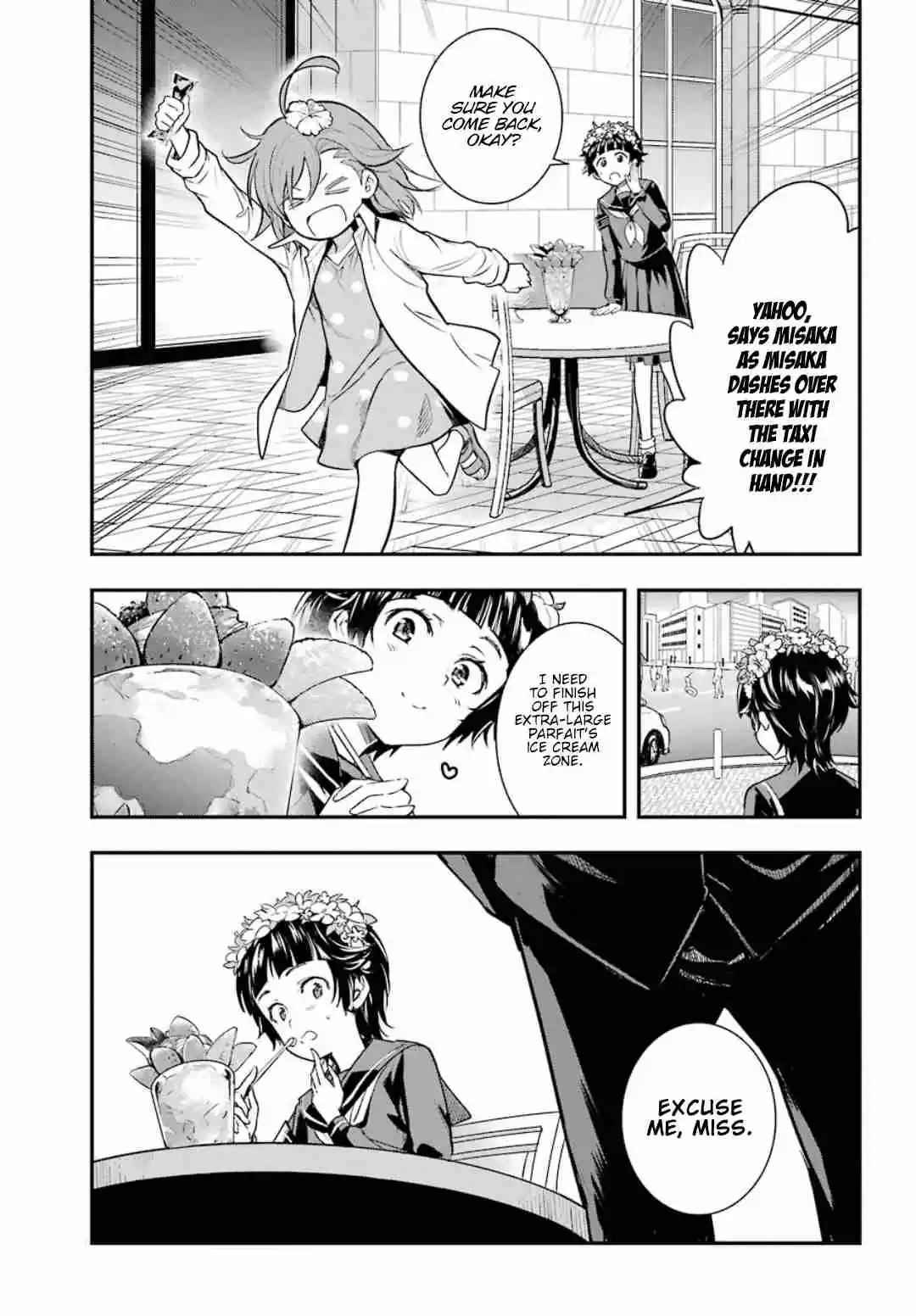Toaru Majutsu no Index Vol. 24 Ch. 147 District 7 Outdoor Cafe